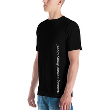 Charger l'image dans la galerie, Tee-shirt - "Extraordinary Life" - Homme - Noir (EU)