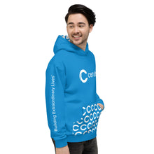 Charger l'image dans la galerie, Sweat à capuche - Avec poche - Bleu/Blanc (EU)