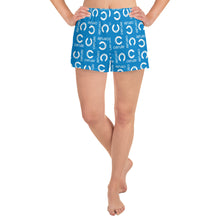 Load image into Gallery viewer, Women&#39;s &quot;Cerule Blue&quot; Athletic Short Shorts (EU)
