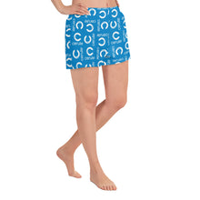 Load image into Gallery viewer, Women's "Cerule Blue" Athletic Short Shorts (EU)