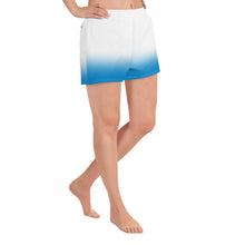 Charger l'image dans la galerie, Short athlétique court - Femme - Bleu/Blanc dégradé