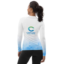 Charger l'image dans la galerie, Sous pull sport - Manches longues - Femme - Blanc et bleu dégradé(EU)