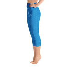 Charger l'image dans la galerie, Legging court de yoga - Femme - Bleu (EU)