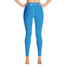 Charger l'image dans la galerie, Legging Yoga Femme - Blanc et bleu (EU)