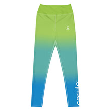 Charger l'image dans la galerie, Legging Yoga Femme - Bleu/Vert (EU)