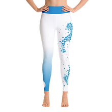 Charger l'image dans la galerie, Leggings de yoga - Femme - Bleu/Blanc dégradé (EU)