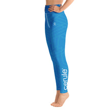Charger l'image dans la galerie, Legging Yoga Femme - Blanc et bleu (EU)