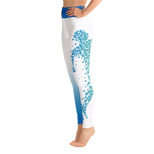 Charger l'image dans la galerie, Leggings de yoga - Femme - Bleu/Blanc dégradé (EU)