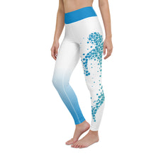 Charger l'image dans la galerie, Leggings de yoga - Femme - Bleu/Blanc dégradé (EU)