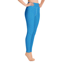 Charger l'image dans la galerie, Legging Yoga Femme - Blanc et bleu (EU)