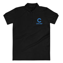 Load image into Gallery viewer, Women's "Cerule Embroidered" Polo - Black (EU)