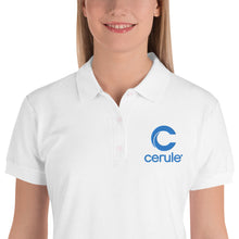 Load image into Gallery viewer, Women&#39;s &quot;Cerule Embroidered&quot; Polo - White (EU)
