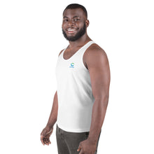 Load image into Gallery viewer, Men&#39;s &quot;Building White&quot; Tank Top (EU) (ENGLISH)
