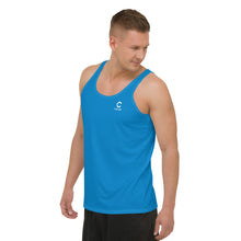 Load image into Gallery viewer, Men&#39;s &quot;Building Blue&quot; Tank Top (EU) (ENGLISH)
