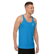 Load image into Gallery viewer, Men&#39;s &quot;Building Blue&quot; Tank Top (EU) (ENGLISH)
