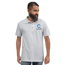 Load image into Gallery viewer, Men&#39;s &quot;Cerule Embroidered&quot; Polo - Light Grey (EU)
