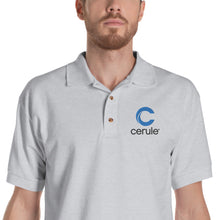 Load image into Gallery viewer, Men&#39;s &quot;Cerule Embroidered&quot; Polo - Light Grey (EU)
