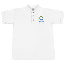 Load image into Gallery viewer, Men&#39;s &quot;Cerule Embroidered&quot; Polo - White (EU)
