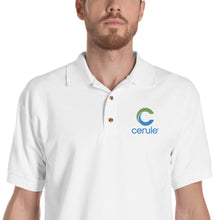 Load image into Gallery viewer, Men&#39;s &quot;Cerule Embroidered&quot; Polo - White (EU)
