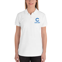 Load image into Gallery viewer, Women&#39;s &quot;Cerule Embroidered&quot; Polo - White (EU)
